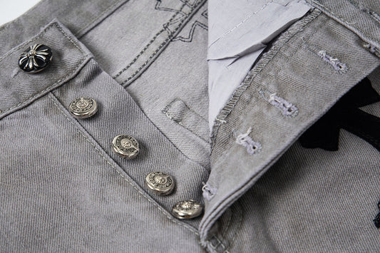 Chrome Hearts Pants Gray