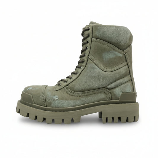 Balenciaga Green Strike Boot