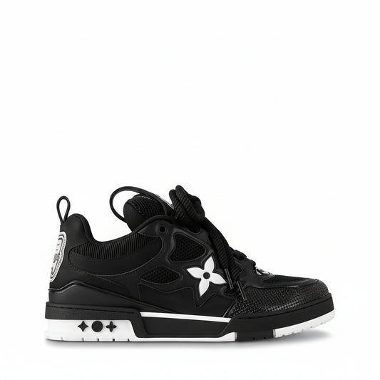 LV Skate Sneakers - Black/White