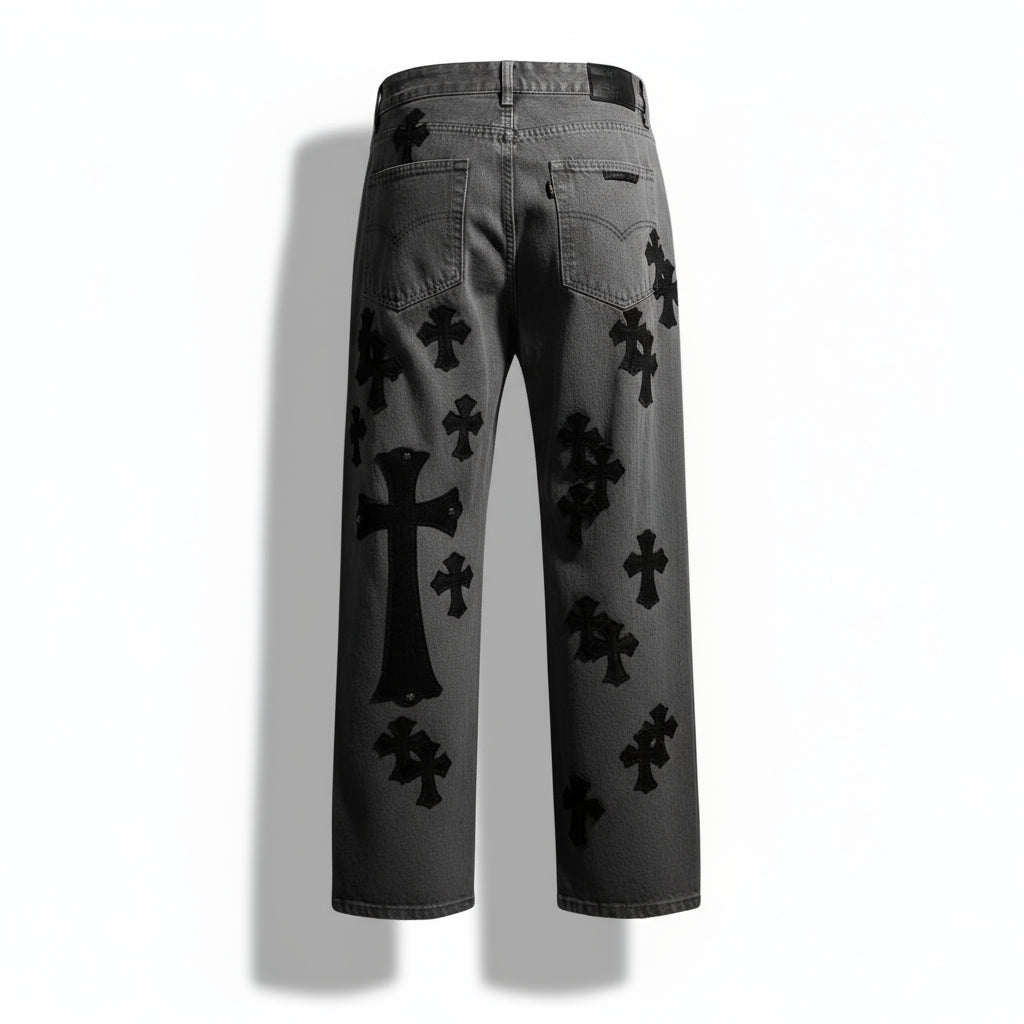 Chrome Hearts Pants Gray