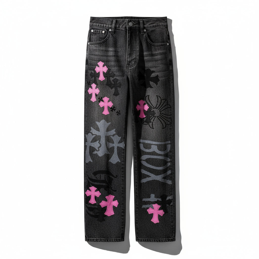 Chrome Hearts Box Purple Pants