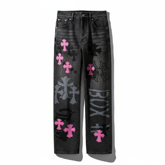 Chrome Hearts Box Purple Pants
