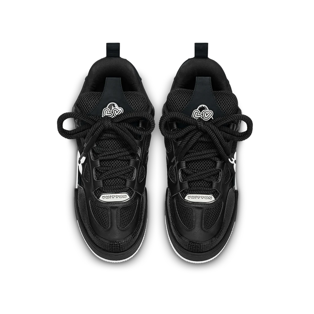 LV Skate Sneakers - Black/White