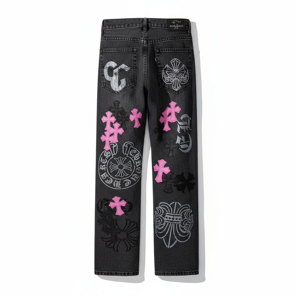 Chrome Hearts Box Purple Pants