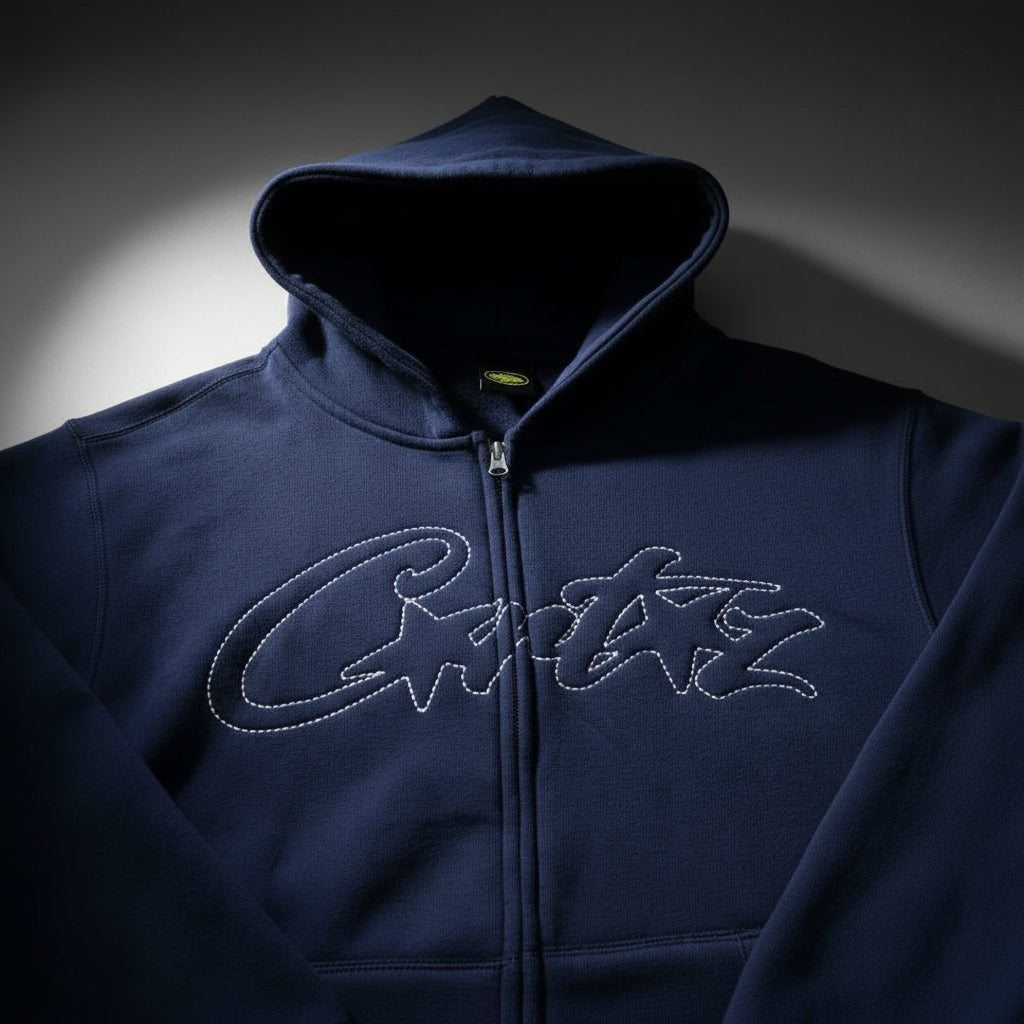 Corteiz Thick Stitch Allstarz Zip Hoodie