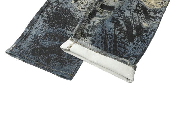 Acne Studios Blue Super Baggy Fit 2023 Jeans