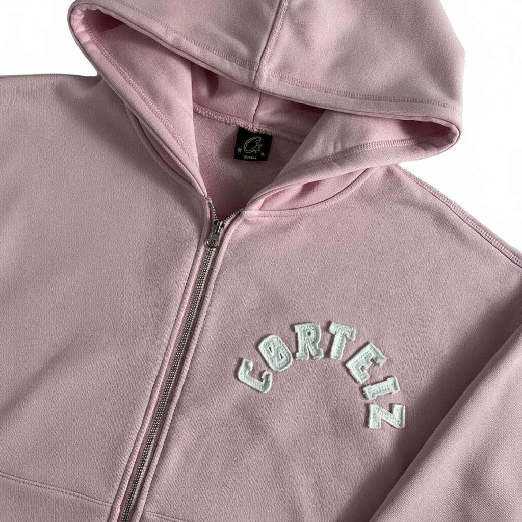 Corteiz College Arch Tracksuit Pink