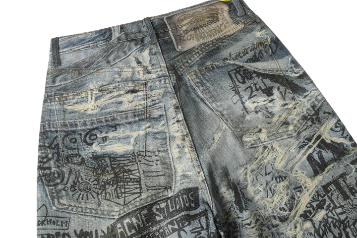 Acne Studios Blue Super Baggy Fit 2023 Jeans