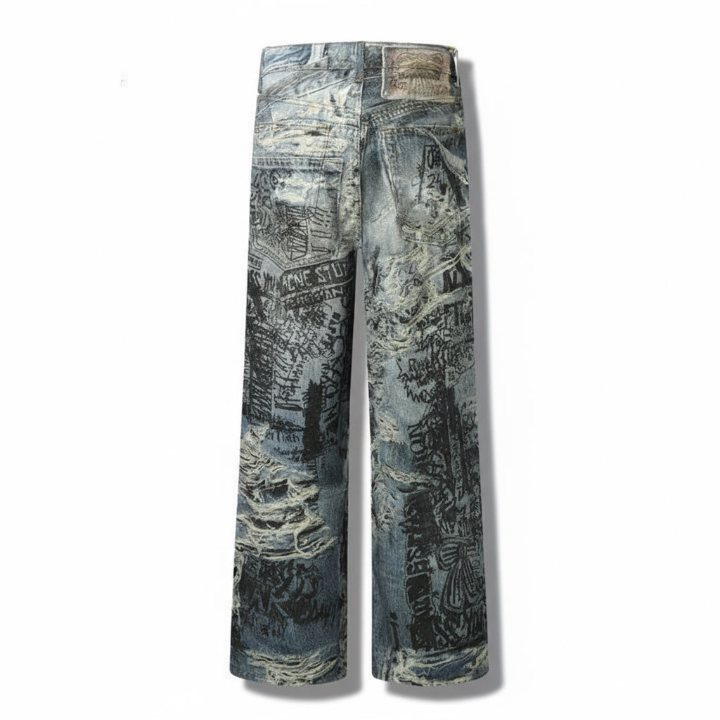 Acne Studios Blue Super Baggy Fit 2023 Jeans