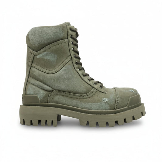 Balenciaga Green Strike Boot