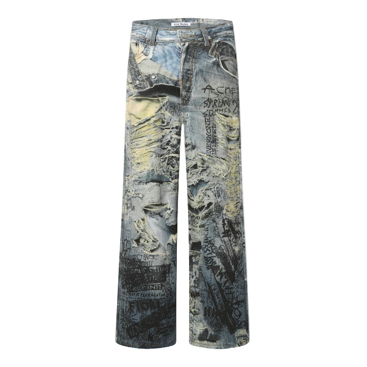 Acne Studios Blue Super Baggy Fit 2023 Jeans