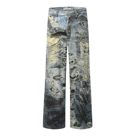 Acne Studios Blue Super Baggy Fit 2023 Jeans