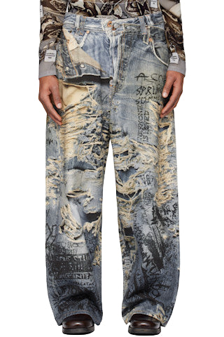 Acne Studios Blue Super Baggy Fit 2023 Jeans