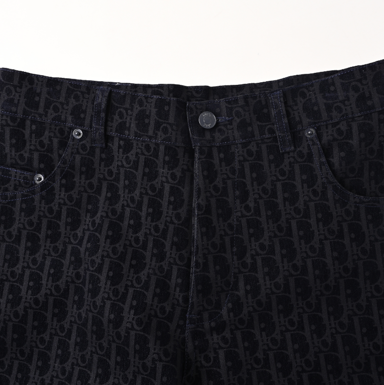 Dior × KAWS Snake Year Limited Edition Oblique Denim Pants