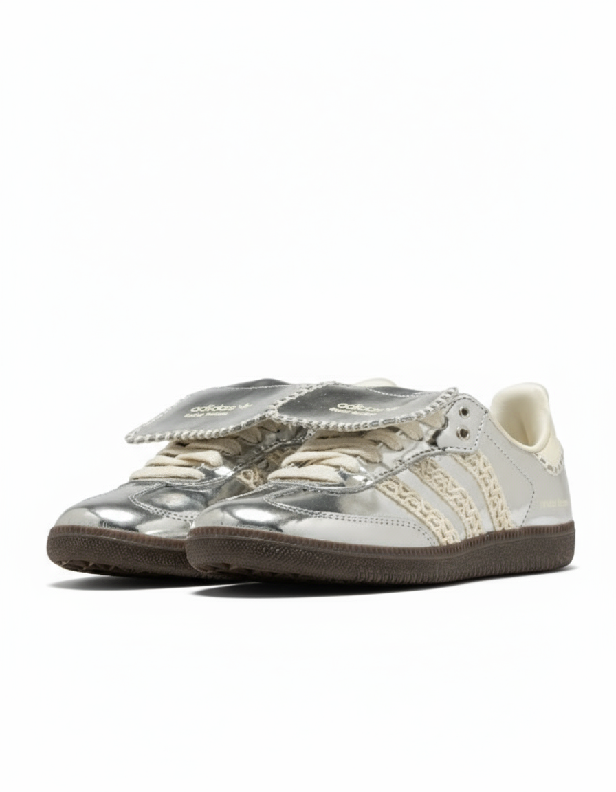 Adidas WALES BONNER x ADIDAS SAMBA 'METALLIC SILVER'