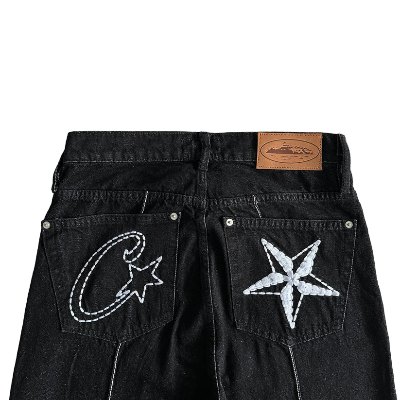 Corteiz C-Star Stitch-Down Jeans